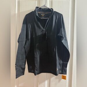 Ariat Black Quarter-Zip Top